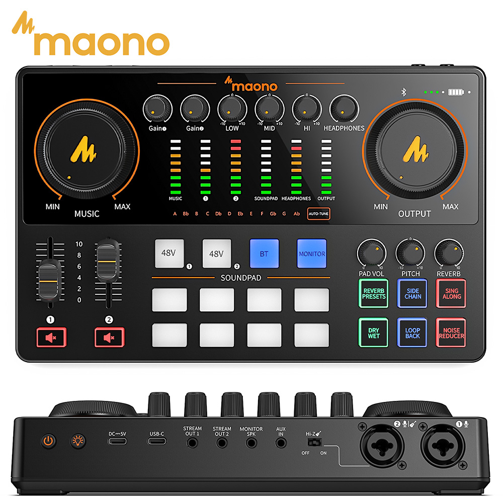 Elgato Stream Deck - Interface audio MaonoCaster E2 Gen2, mixeur