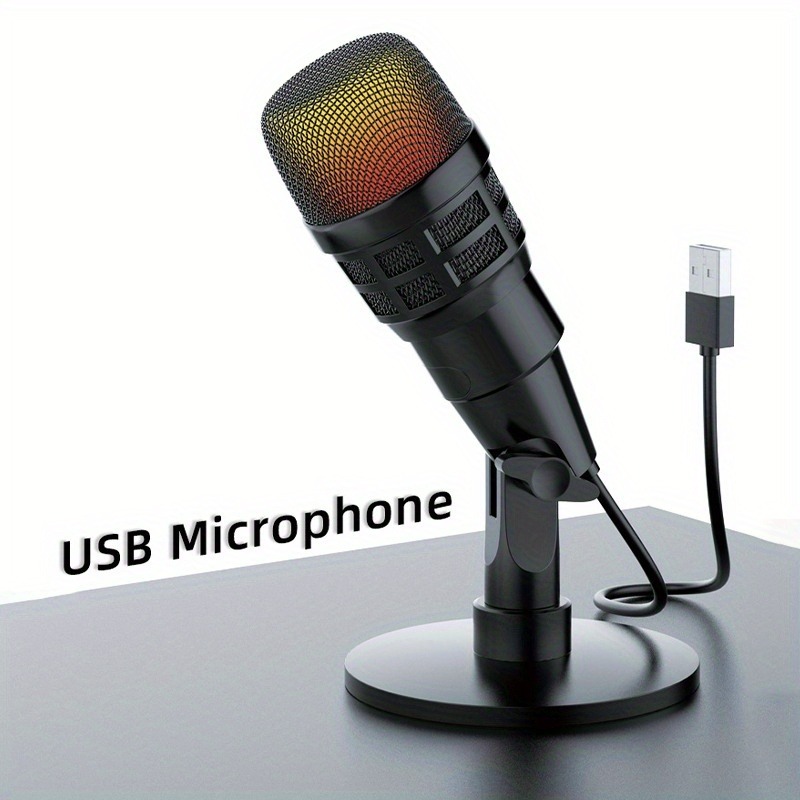 Streaming Mic Condenser - Microphone USB pour les podcasts en