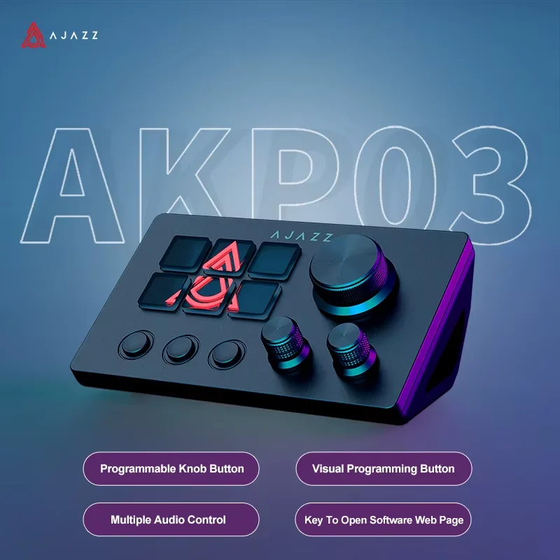 Elgato Stream Deck - Clavier macro programmable Ajazz AKP03E, assistant
