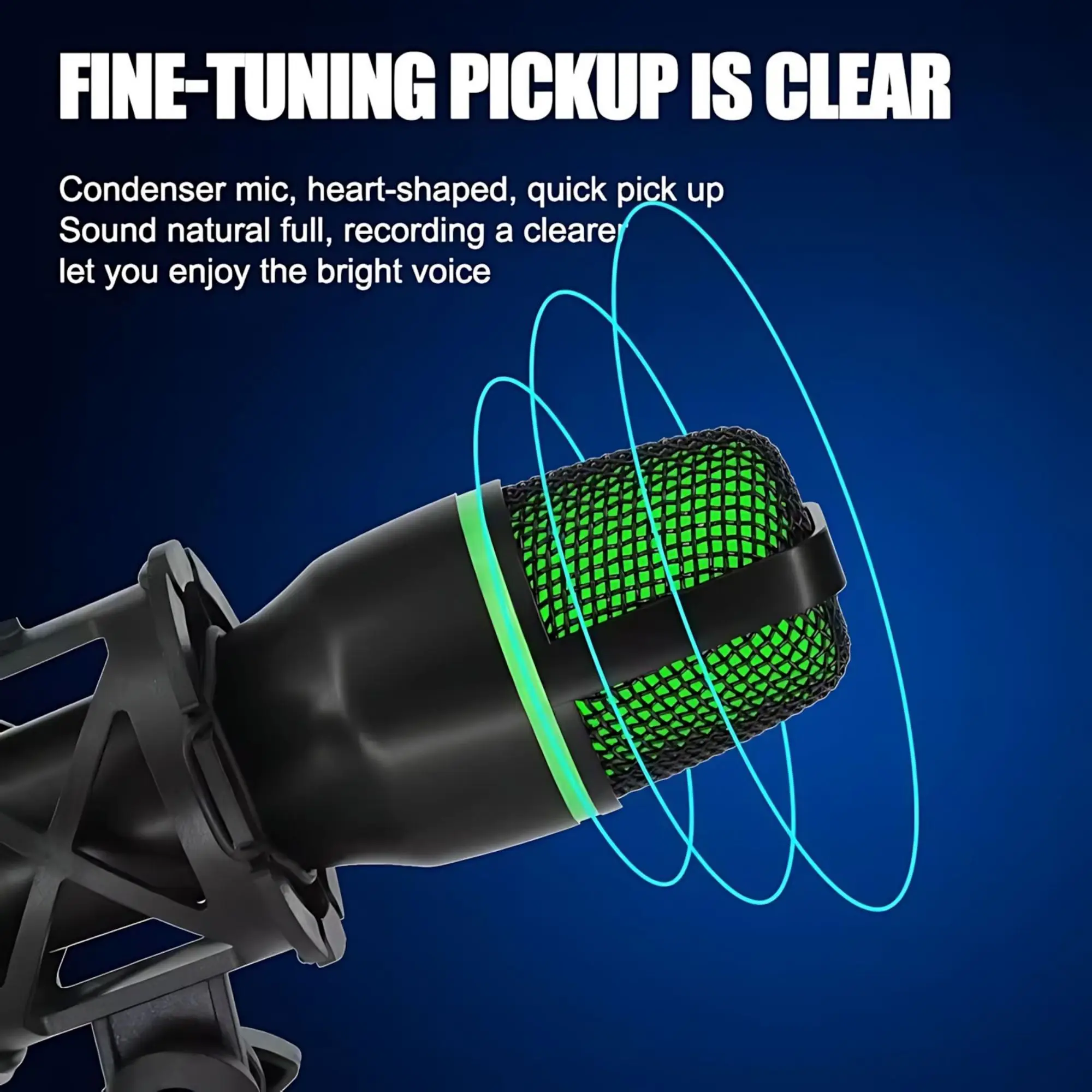 Kit de microphone à éclairage  - Streaming Mic Condenser avis et prix