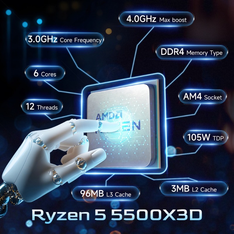 Processeur de bureau AMD Ryzen - Amd Cpu Ryzen 5 avis et prix