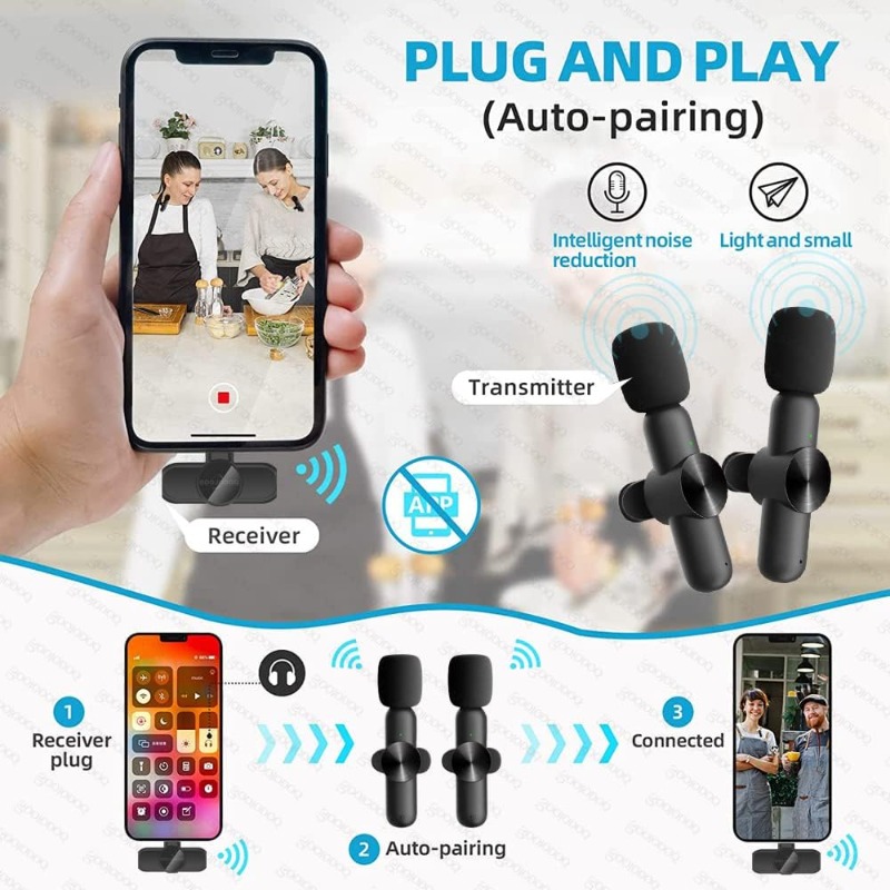 Microphone Lavalier Sans Fil p - Streaming Mic Condenser avis et prix