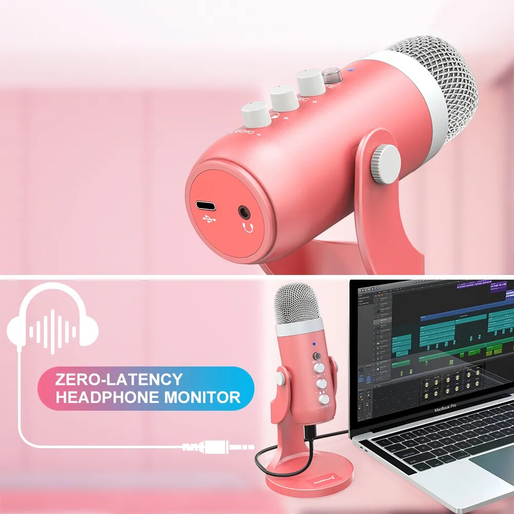 Haomuren-Microphone à condensa - Streaming Mic Condenser avis et prix