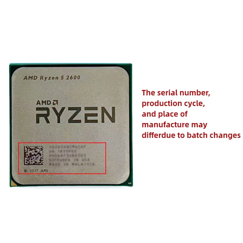 Processeur AMD Ryzen 5 R5 2600 - Amd Cpu Ryzen 5 avis et prix