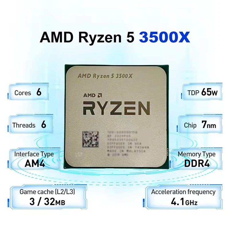 Processeur AMD Ryzen 5 R5 3500 - Amd Cpu Ryzen 5 avis et prix