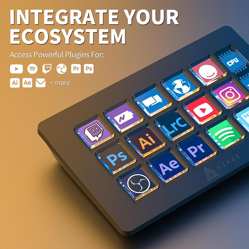 AJAZZ AKP153E/AKP03E Panneau d - Elgato Stream Deck avis et prix