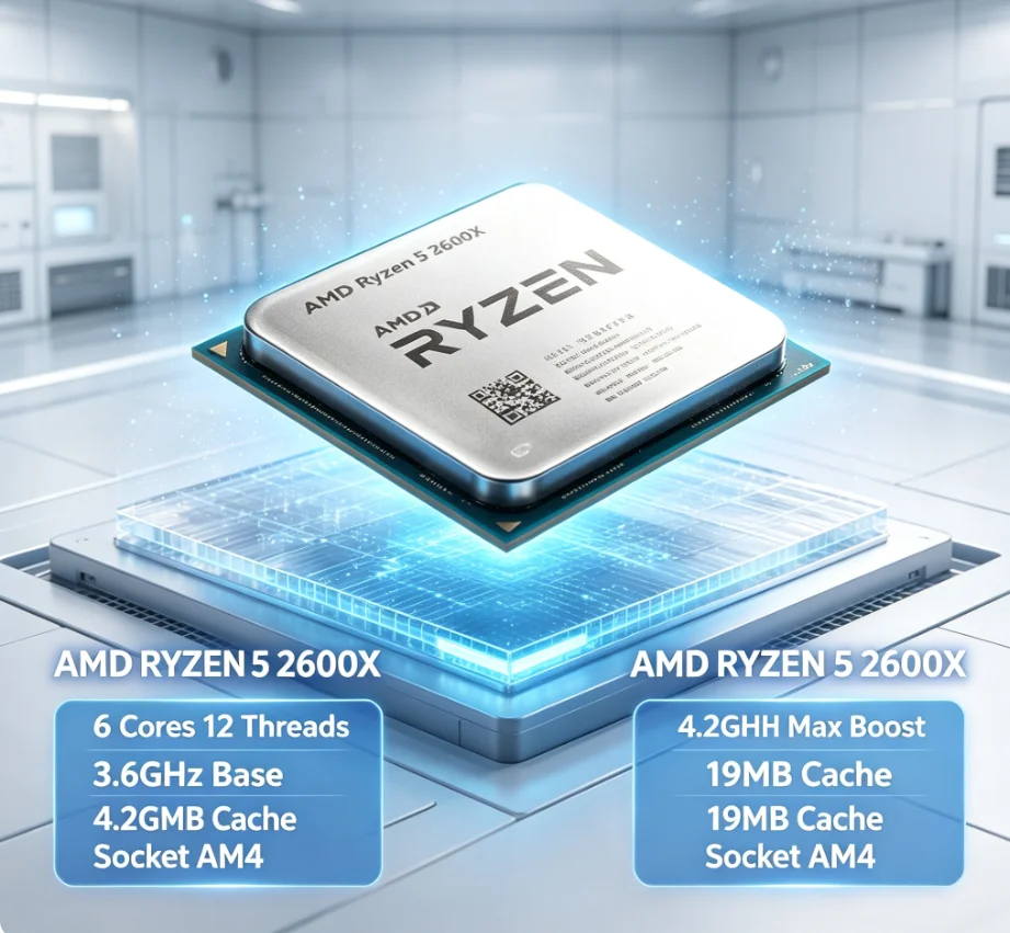 R5 2600X 36GHz 6C12T 95W TDP A - Amd Cpu Ryzen 5 avis et prix
