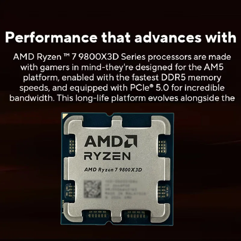 AMD Ryzen 7 9800X3D R7 9800X3D - Amd Cpu Ryzen 5 avis et prix