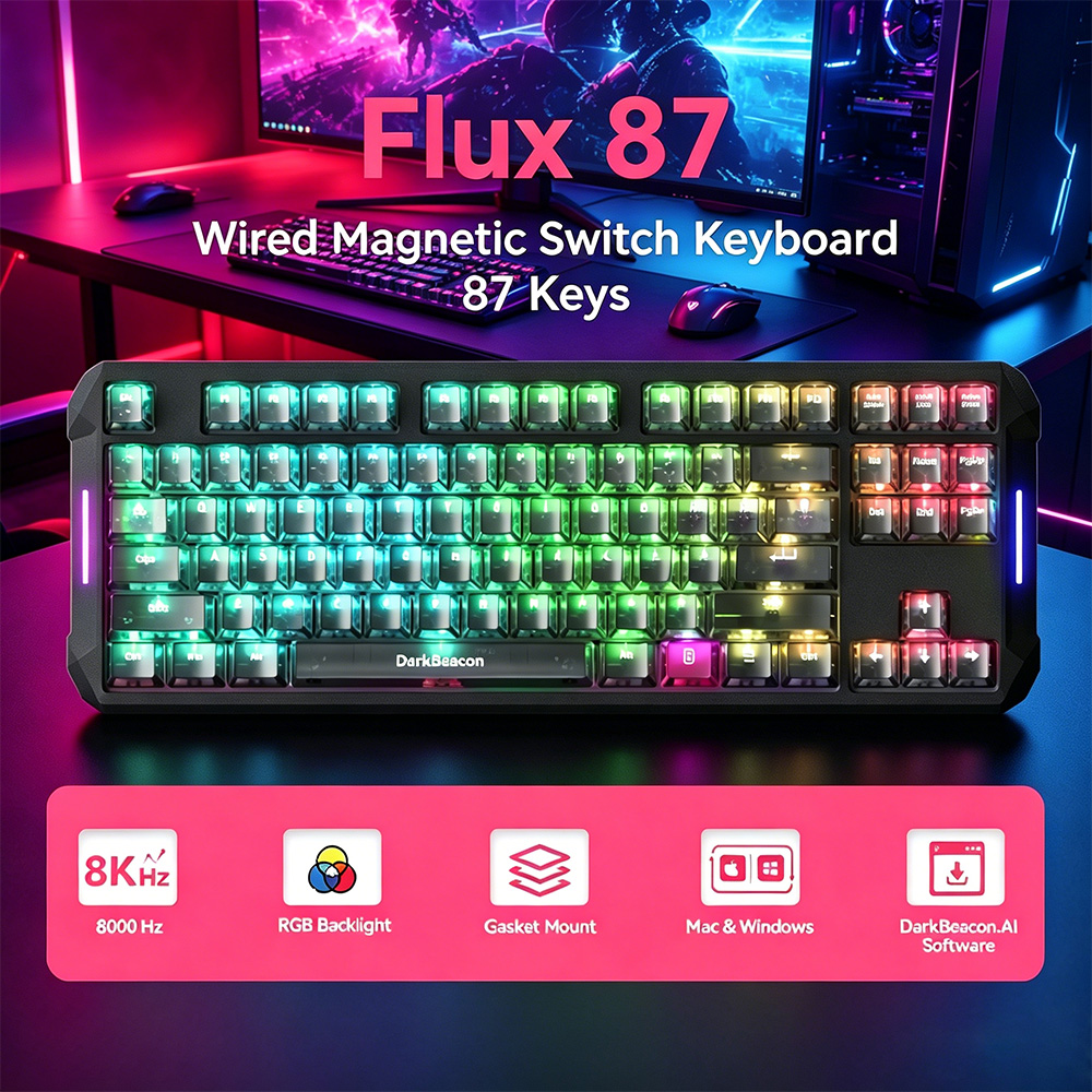 Clavier de jeu DarkBeacon Flux - Esports Gaming Photo avis et prix