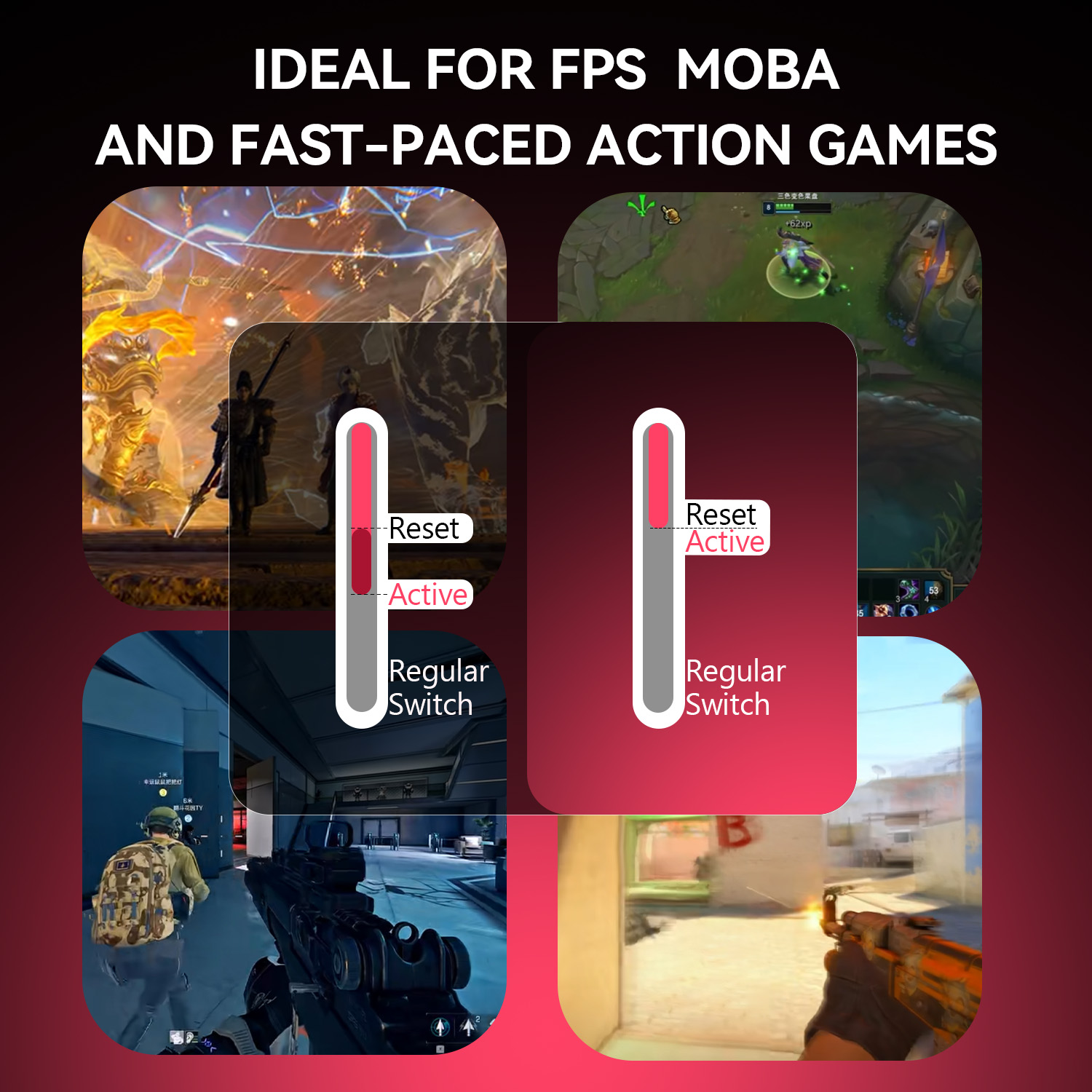 Clavier de jeu DarkBeacon Flux - Esports Gaming Photo avis et prix