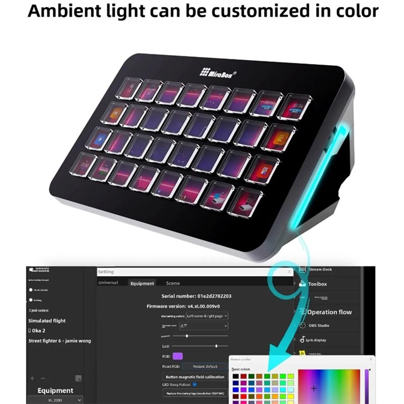 Mirabox XL – Accessoires de je - Elgato Stream Deck avis et prix
