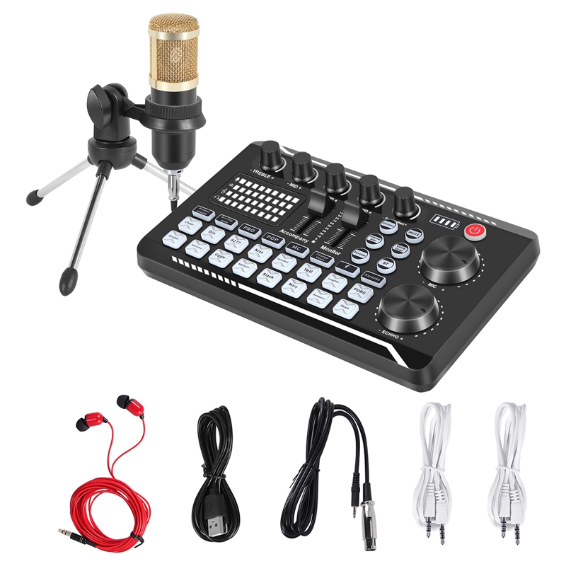 Kit de carte son F998, kit de  - Streaming Mic Condenser avis et prix