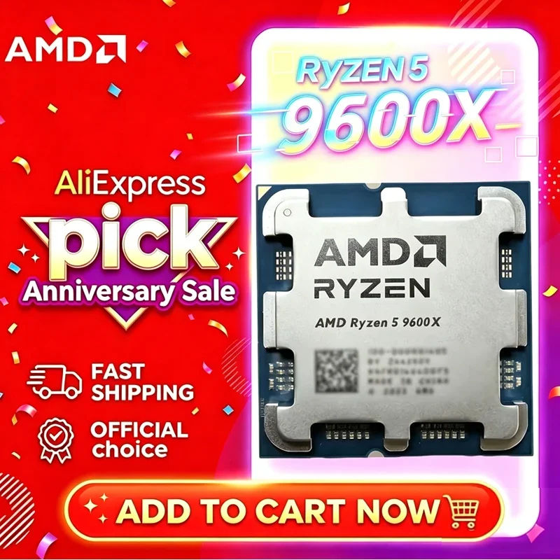AMD Ryzen 5 9600X 100% AMD R5  - Amd Cpu Ryzen 5 avis et prix