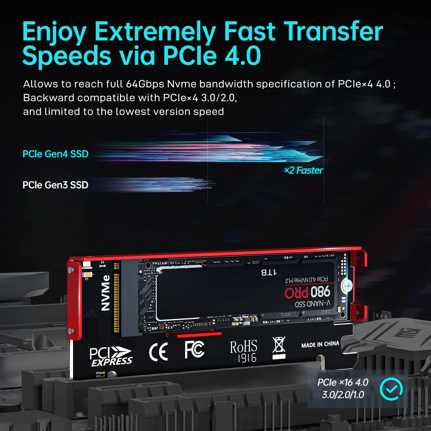Adaptateur JEYI M.2 NVME vers  - Samsung Ssd 990 Pro avis et prix